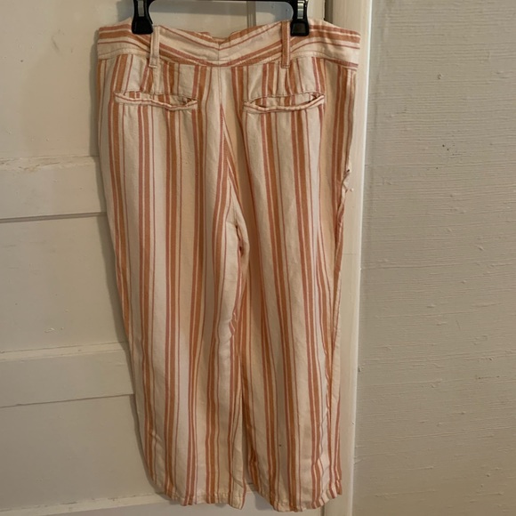 Free people striped beachy linen pants - Picture 2 of 10